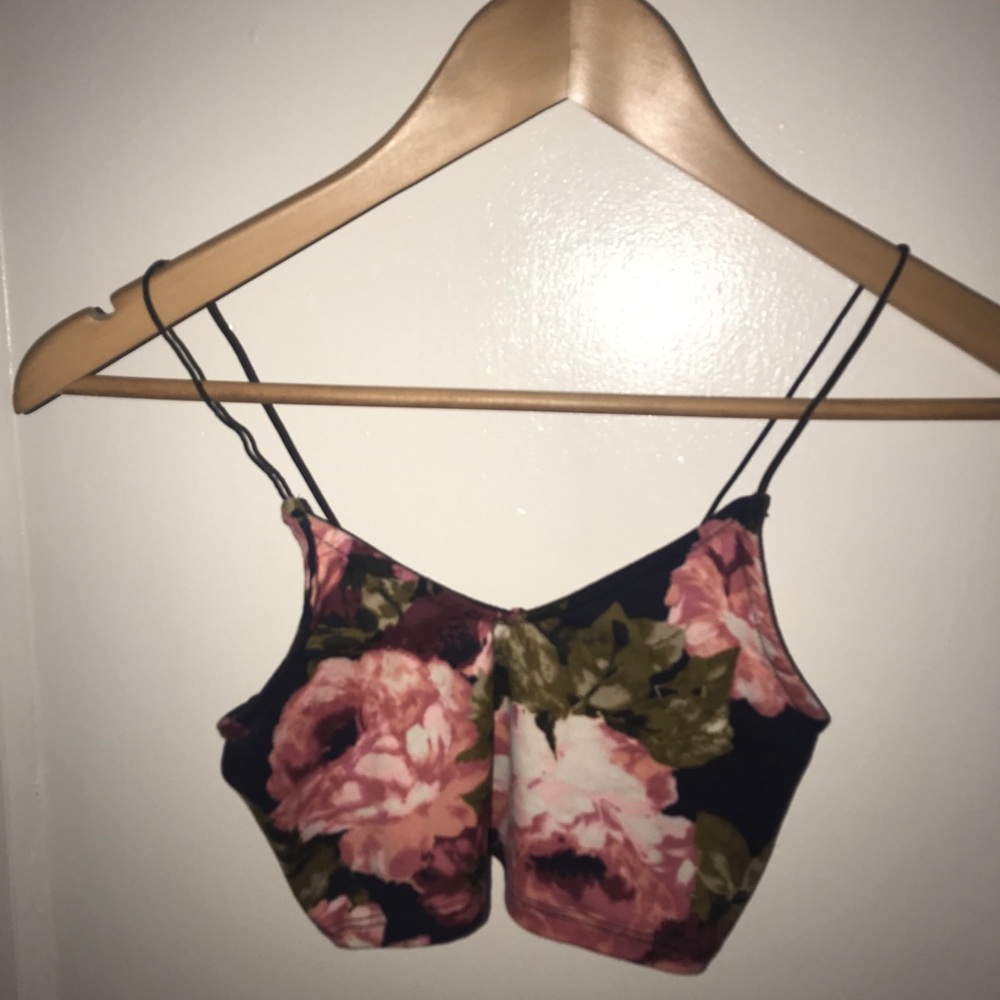 New!!! Floral bralette/tank top